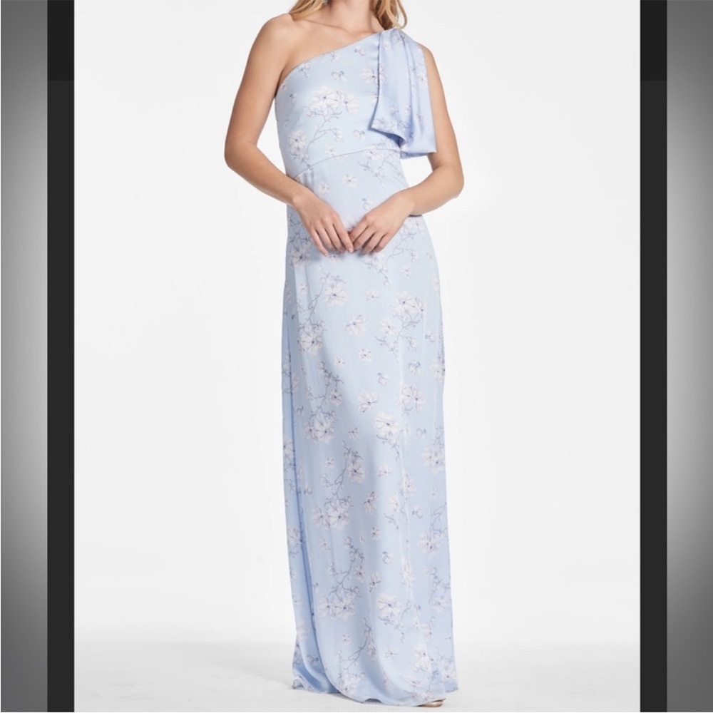 Sachin + Babi blue Chelsea gown